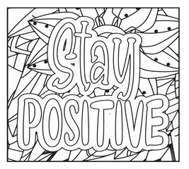 Motivational Quotes Coloring Pages For KDP