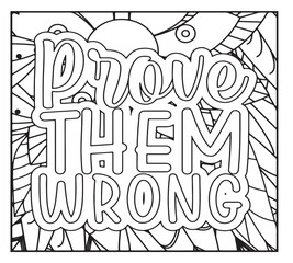 Motivational Quotes Coloring Pages For KDP