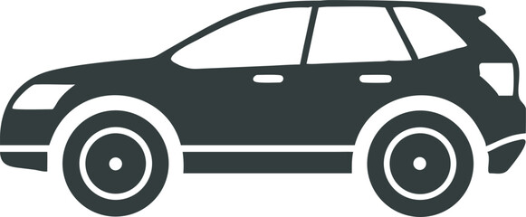 A sleek silver vector illustration depicts a fast luxury sport automobile's side view