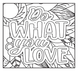 Motivational Quotes Coloring Pages For KDP