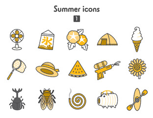 アイコン集〜夏1