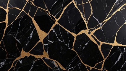 Dark black tree branches and roots form an abstract pattern on the ground