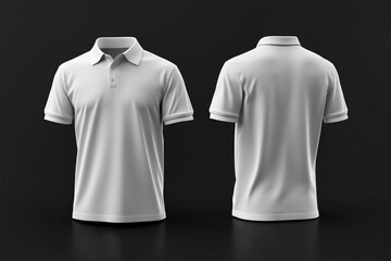 Dress style t shirt model of polo shirt with t shirt mockup apparel print and mockup fashion
