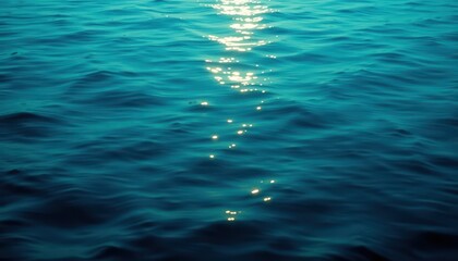 Sunlit Water Surface