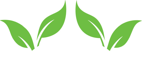 Elegant nature and wellness logo using leaf and plant symbolism in vector design.