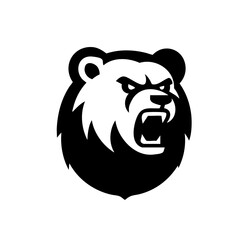 The Bear Head Logo Symbol Icon