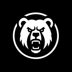 The Bear Head Logo Symbol Icon
