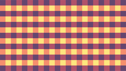 Sunset hues in gingham wallpaper create timeless and stylish decorative backgrounds.