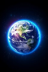 Earth in Space, Night View