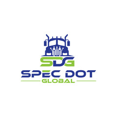 Modern and sleek global logistics logo ideal for international freight, cargo, and supply chain companies. Perfect for branding efficient, worldwide shipping services.