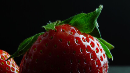 strawberries red fresh spring healthy fruit
