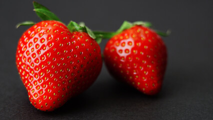 strawberries red fresh spring healthy fruit
