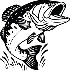 Fish T shirt design