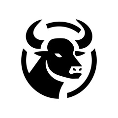 The Bull Head Logo Symbol Icon