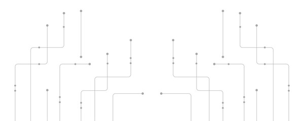 Illustration Vector design Network technology and Connection concept. Abstract digital background. Technology background with crossed lines and dots. High-tech global network connection concept.