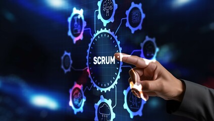 SCRUM methodology for organizing a joint work process