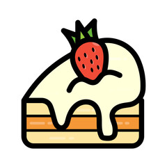 Obraz premium Piece of Cake Filled