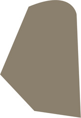 creative organic paper cut out abstract shape decorations 