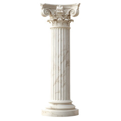 Fototapeta premium Elegant Marble Corinthian Column Classical Architecture Design