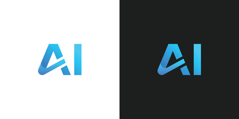 Letter AI Logo Design