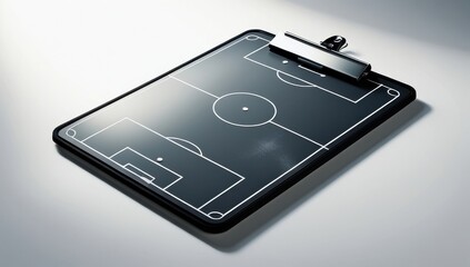 Soccer Strategy Clipboard Tactical Planning on the Field