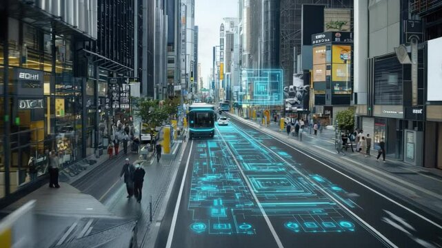 5G-powered IoT solutions, connecting smart cities, autonomous transportation, and industrial automation in a hyper-connected.