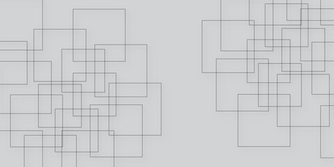 Digital geometric abstraction with lines and points.  Geometric background in white shades. Prison bars. Geometric vector pattern, repeating thin linear square diamond shape and rectangle.