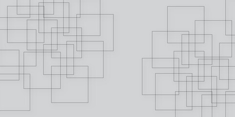 Digital geometric abstraction with lines and points.  Geometric background in white shades. Prison bars. Geometric vector pattern, repeating thin linear square diamond shape and rectangle.