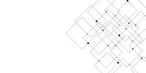 Digital geometric abstraction with lines and points.  Geometric background in white shades. Prison bars. Geometric vector pattern, repeating thin linear square diamond shape and rectangle.