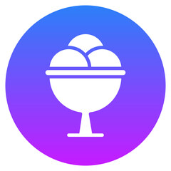 Icecream Bowl Icon