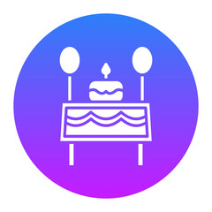 Birthday Table Icon