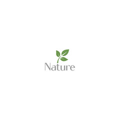 Leaves Natural Logo design with white background. useful for any type of business use. 