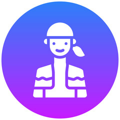 Man hanging Towel Icon