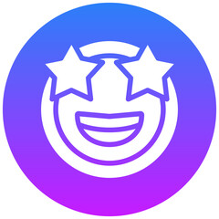 Obraz premium Star Struck Icon