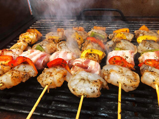 Souvlaki pita Greek restaurant healthy fast food