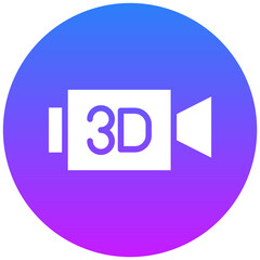 3d Camera Icon