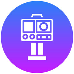 Fototapeta premium Action Camera Icon