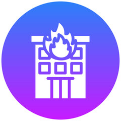 House On Fire Icon