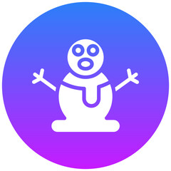 Snowman Vector Icon