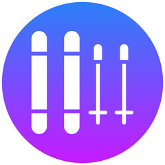 Skis Vector Icon