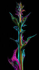 Fototapeta premium Psychodeliczna Botanika