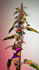 Fototapeta premium Psychodeliczna Botanika