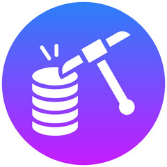 Data Mining Vector Icon