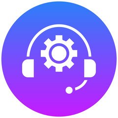 Support Agent Vector Icon