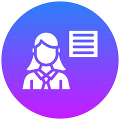 Teacher Female Icon