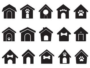 DOG HOUSE SILHOUETTE