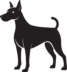 Labrador Dog Vector Silhouette — Minimal Pet Logo and T-Shirt Graphic