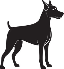 Labrador Dog Vector Silhouette — Minimal Pet Logo and T-Shirt Graphic