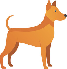 Labrador Dog Vector Silhouette — Minimal Pet Logo and T-Shirt Graphic