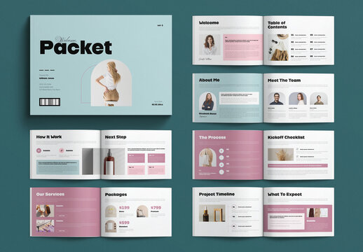 Welcome Packet Template Landscape